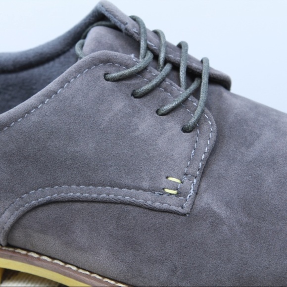 Mens "Hugo" Grey Dress Shoes - Picture 4 of 4